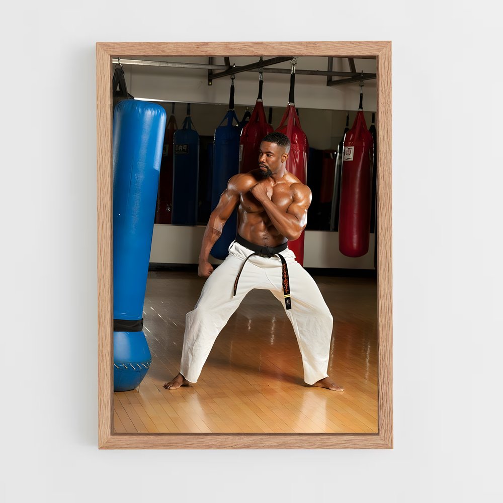 Poster Michael de jai – affiche Karaté (vue 4)